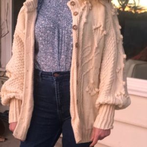 Hand knit fisherman’s sweater